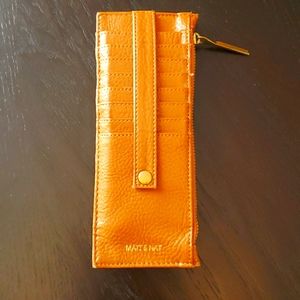 Matt & Nat wallet- vegan leather (camel color)